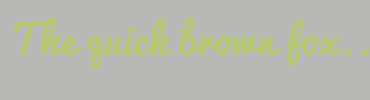 Image with Font Color B7C96F and Background Color B8B8B6